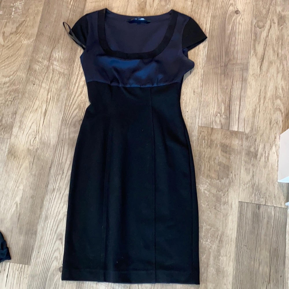 DVF LBD with blue detail